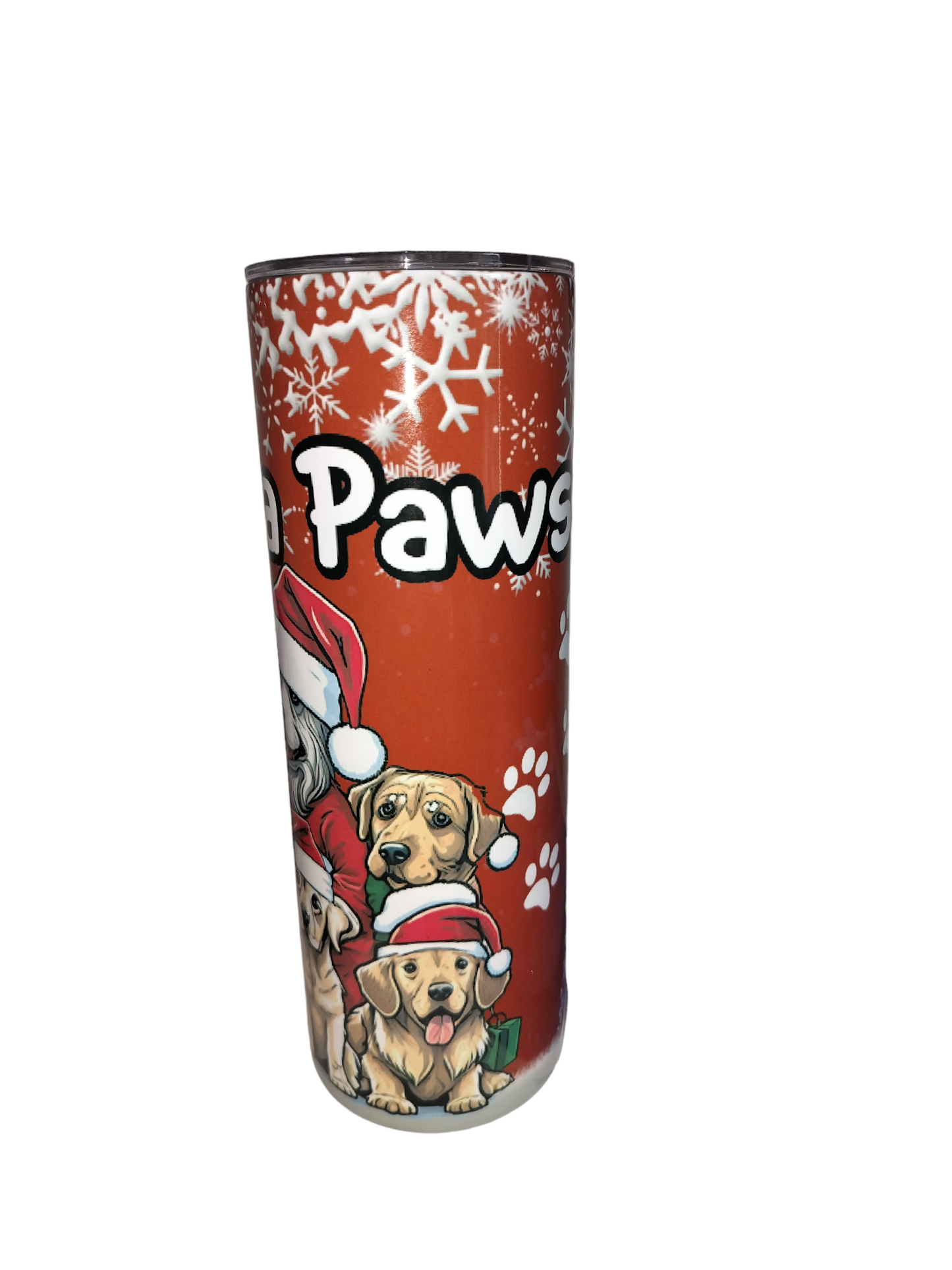 Santa Paws Christmas tumbler